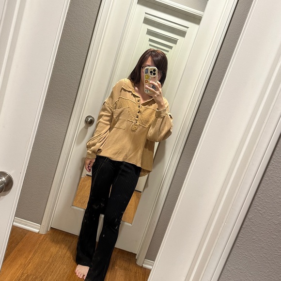 We the free oversized polo top free people - Picture 6 of 8